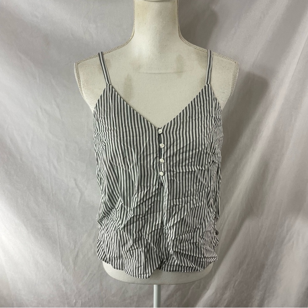 Old Navy Gray Stripe Sleeveless top